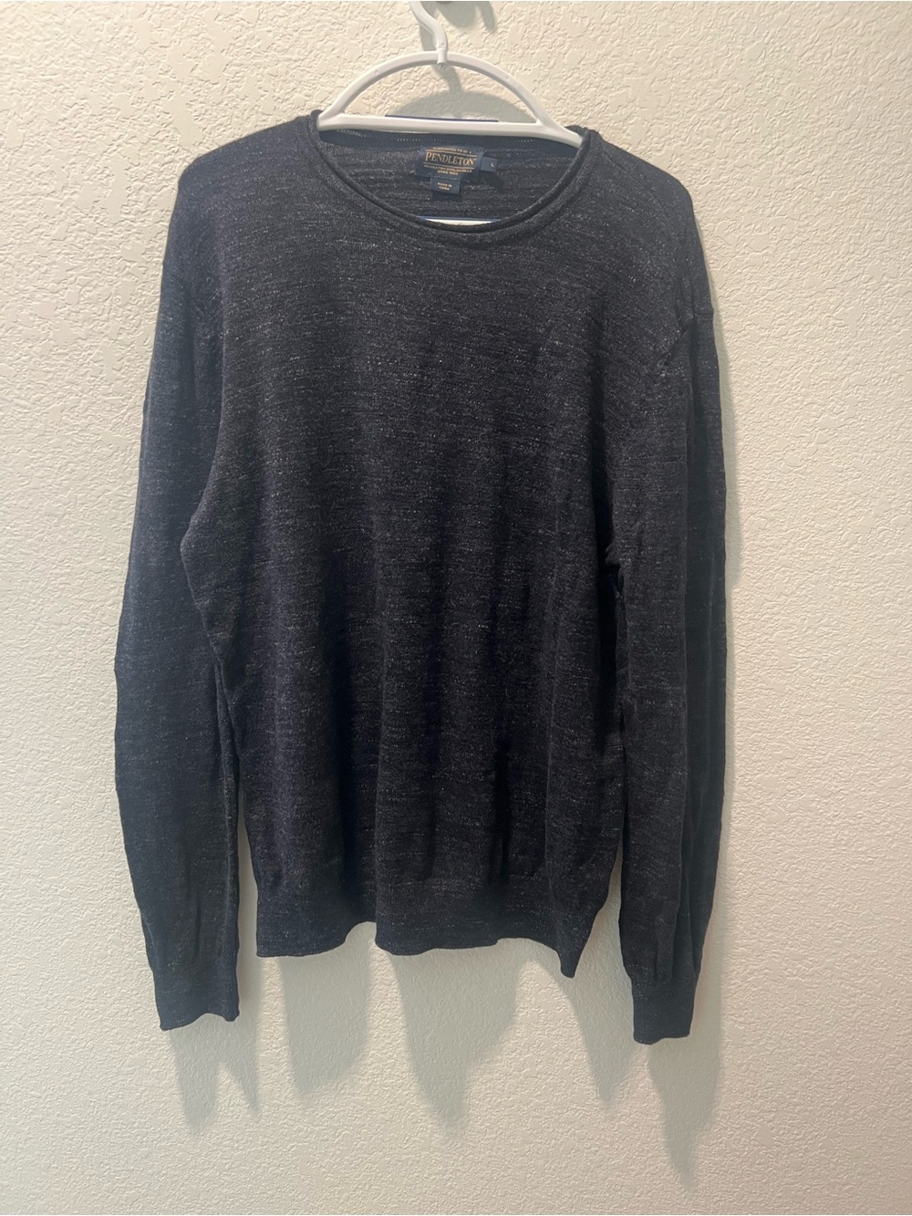 Pendleton 100% Cotton Navy Blue Lightweight Sweater Men’s Large